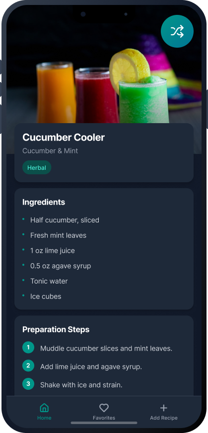 Recipe dark