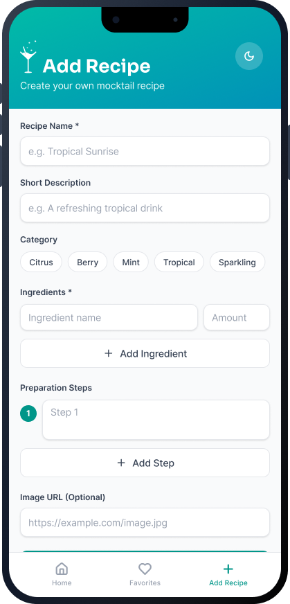 Add recipe