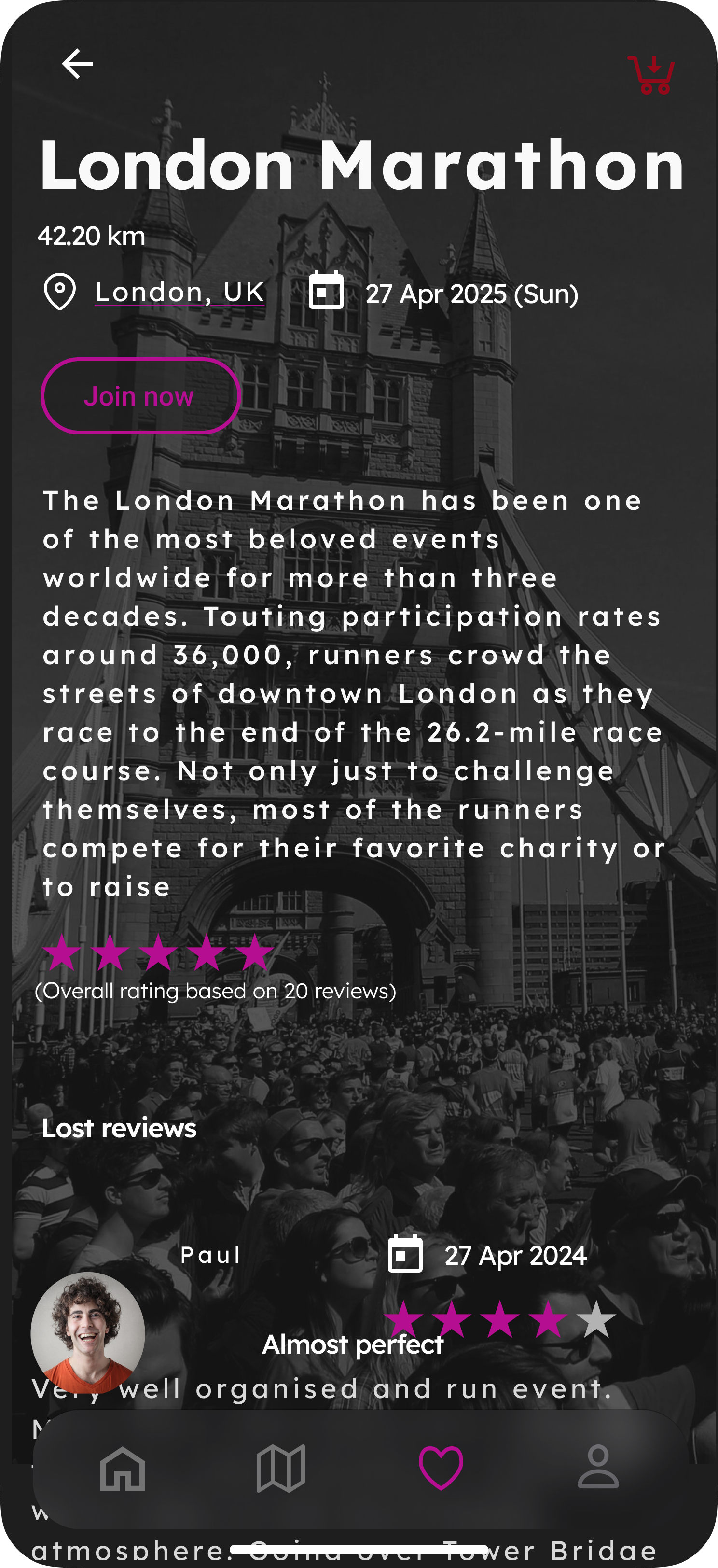Event details — London Marathon