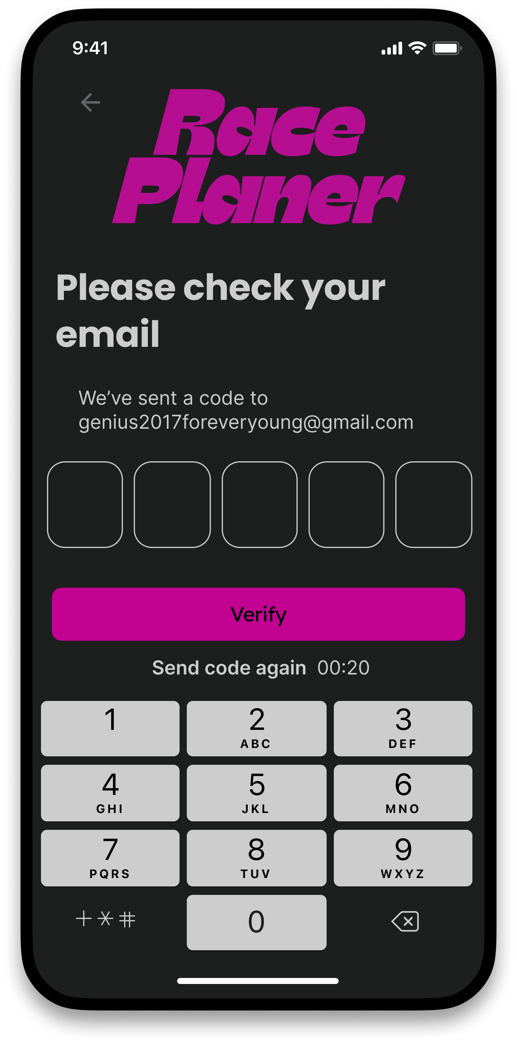 Check email