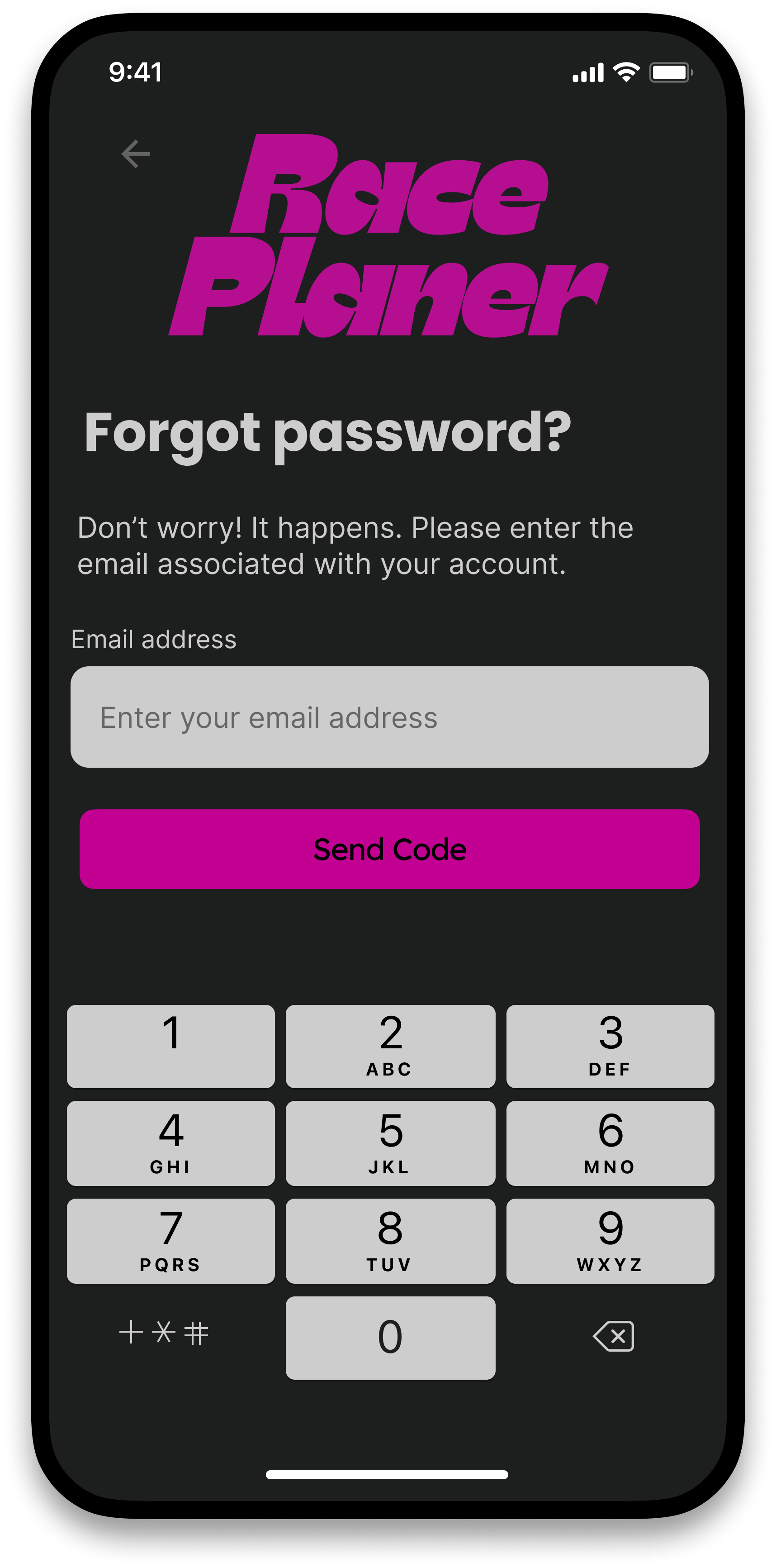 Forgot password